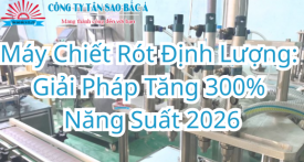 Máy Chiết Rót Định Lượng: Giải Pháp Tăng 300% Năng Suất 2026