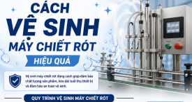Cách Vệ Sinh Máy Chiết Rót Hiệu Quả