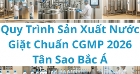 Quy Trình Sản Xuất Nước Giặt Chuẩn CGMP 2026 – Tân Sao Bắc Á
