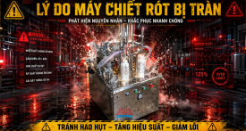 Lý do máy chiết rót bị tràn