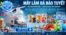 Giải Pháp Máy Bào Đá Tuyết: Tiết Kiệm 50% Thời Gian Pha Chế