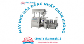 Máy nhũ hóa đồng nhất chân không- Máy nhũ hóa kem