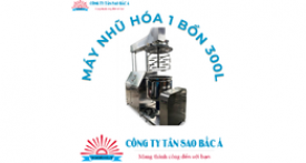 Máy nhũ hóa 1 bồn 300L
