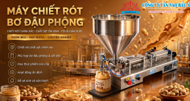 Máy chiết rót bơ đậu phộng