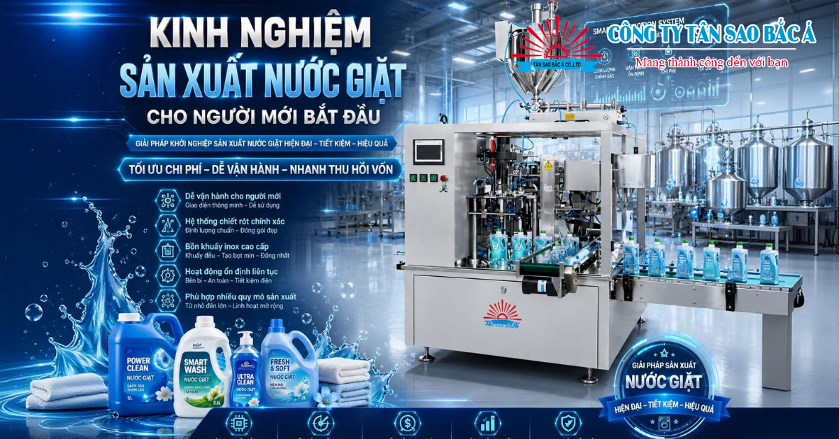 kinh nghiệm sản xuất nước giặt
