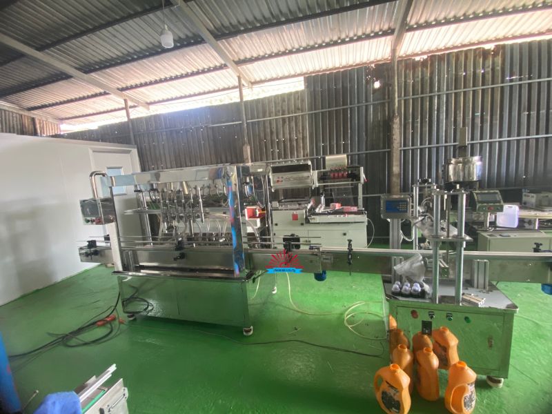Quy trình sản xuất nước giặt bằng máy móc hiện đại