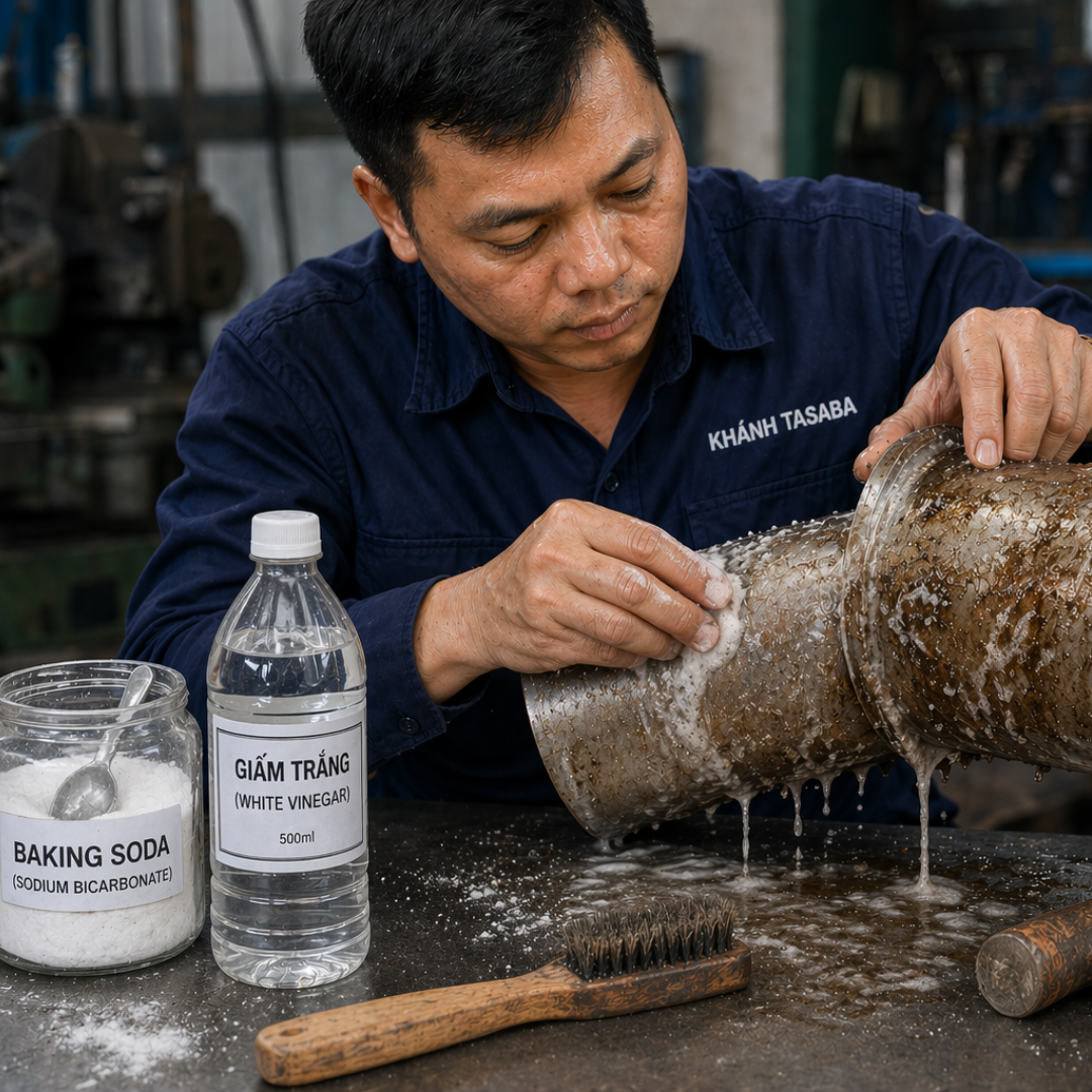 cách làm sáng inox 304