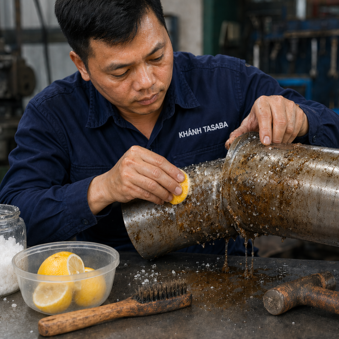 Cách làm sáng Inox 304