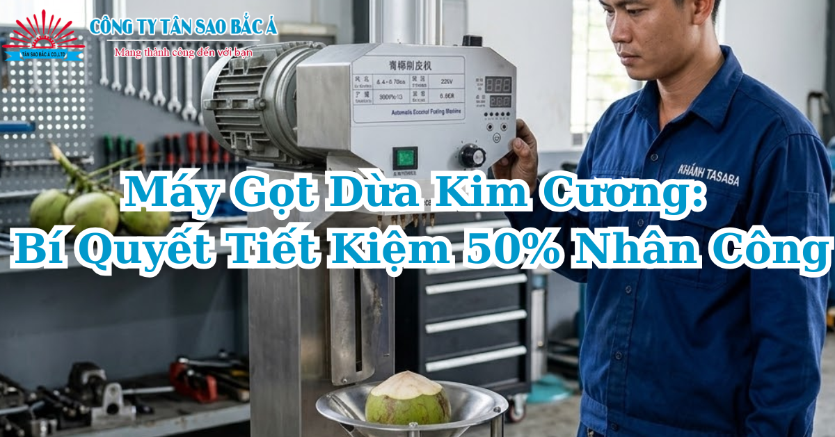Máy Gọt Dừa Kim Cương