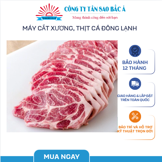 máy cắt thịt cá đông lạnh tasaba
