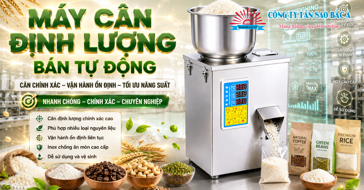máy cân định lượng bán tự động
