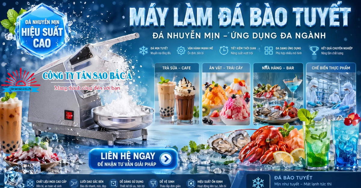máy làm đá bào tuyết
