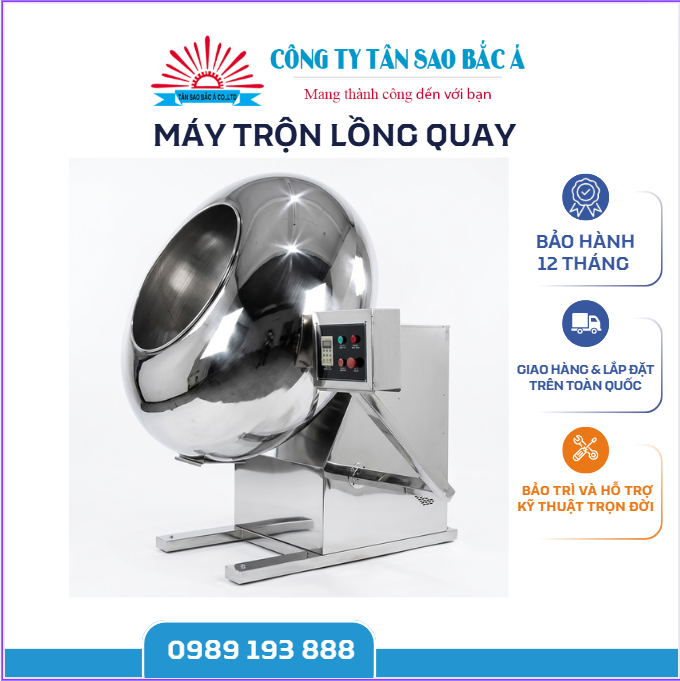 máy trộn lồng quay