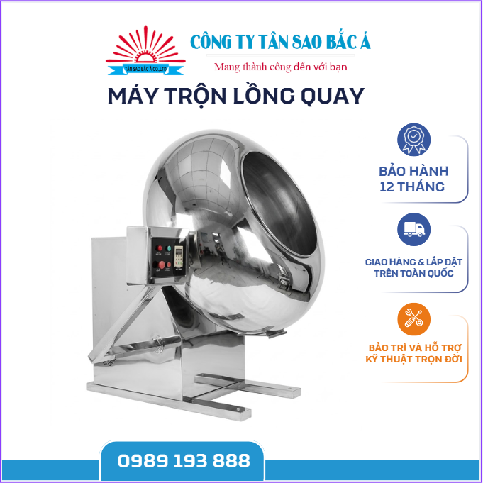 máy trộn lồng quay