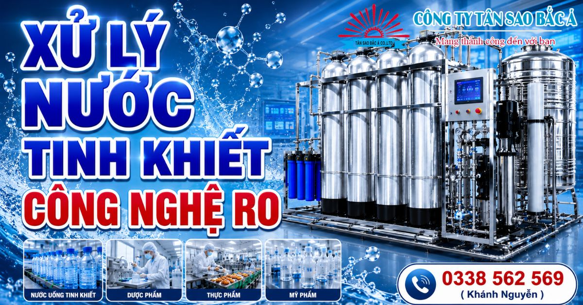 Hệ thống lọc nước RO tinh khiết: Giải pháp sản xuất đạt chuẩn GMP 2026 Hệ thống lọc nước RO tinh khiết: Giải pháp sản xuất đạt chuẩn GMP 2026