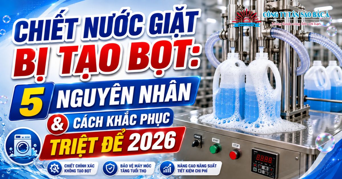 CHIẾT NƯỚC GIẶT BỊ TẠO BỌT: 5 NGUYÊN NHÂN & CÁCH KHẮC PHỤC TRIỆT ĐỂ 2026