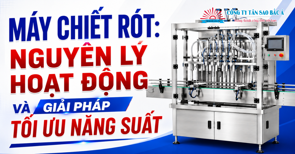 Máy chiết rót: Nguyên lý hoạt động và tầm quan trọng công nghiệp