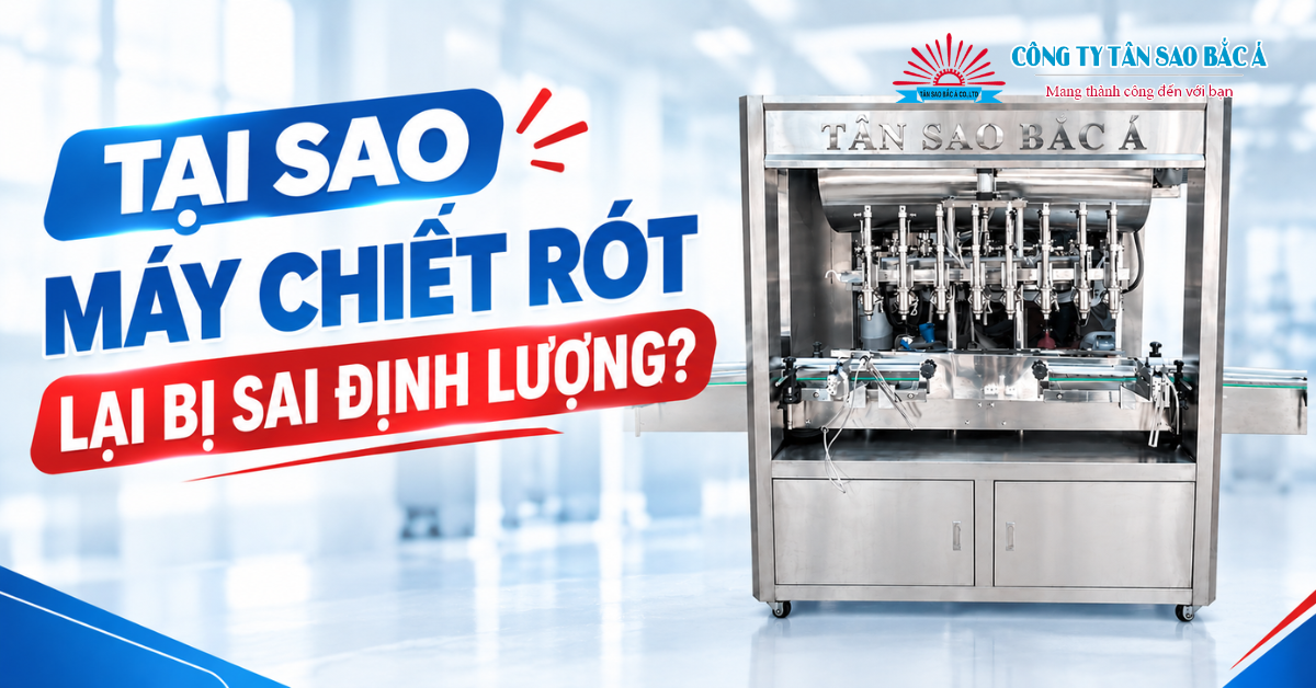 TẠI SAO MÁY CHIẾT RÓT LẠI BỊ SAI ĐỊNH LƯỢNG? TẠI SAO MÁY CHIẾT RÓT LẠI BỊ SAI ĐỊNH LƯỢNG?