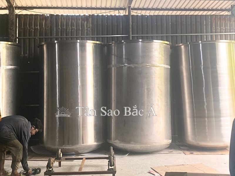 Bồn khuấy trộn inox, bồn khuấy trộn hóa chất