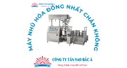 Máy nhũ hóa đồng nhất chân không- Máy nhũ hóa kem