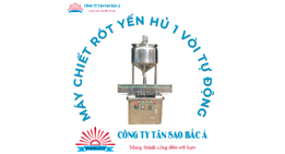 Máy chiết rót yến hủ 1 vòi tự động