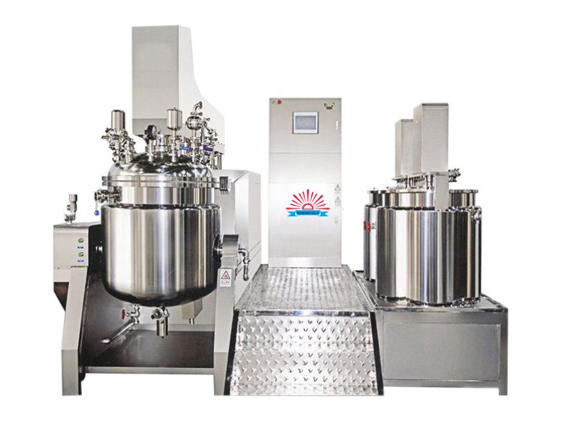 Máy nhũ hóa chân không mỹ phẩm đa dạng dung tích
