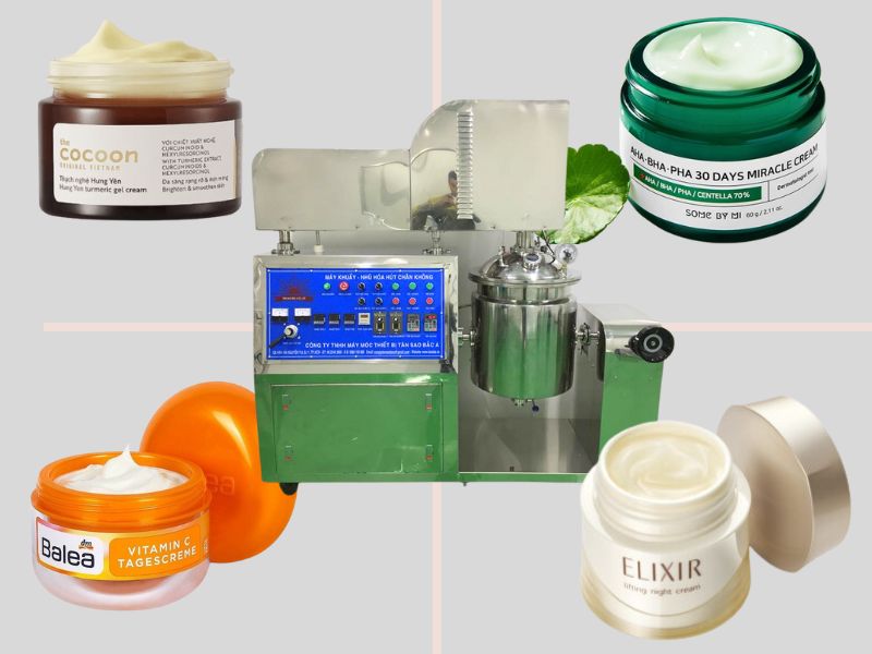 Ứng dụng của máy nhũ hóa chân không