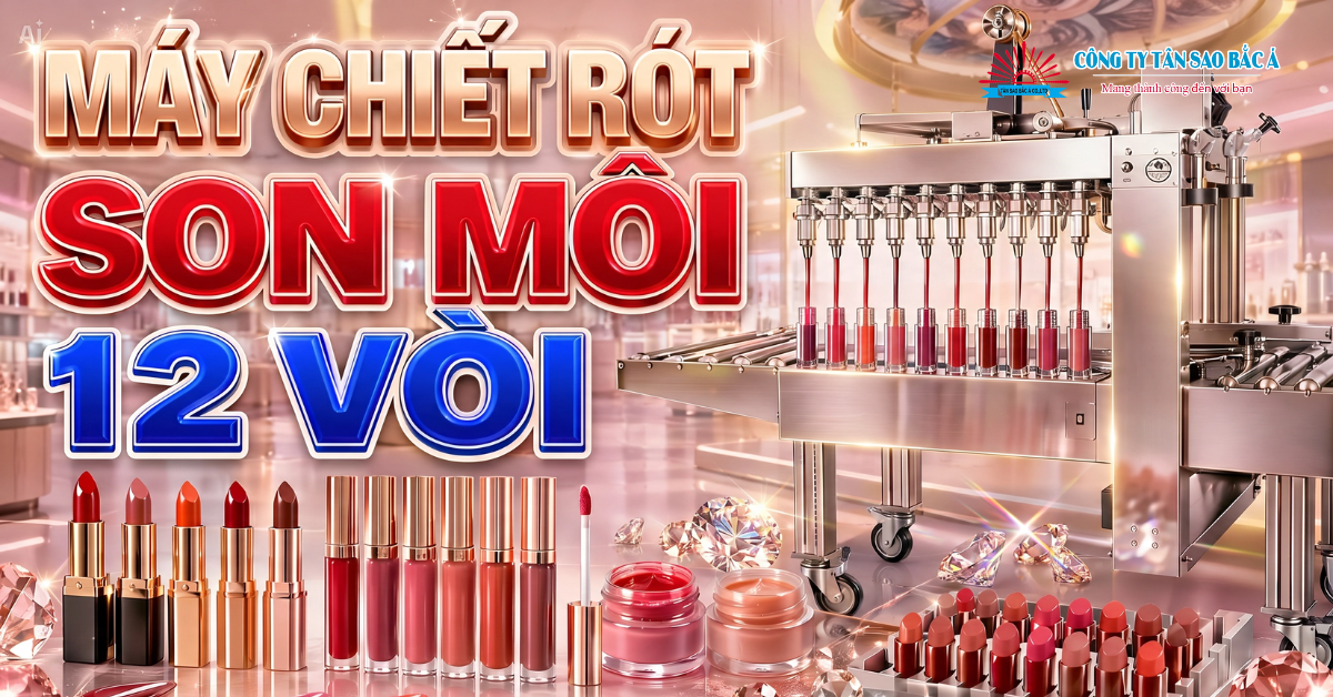 MÁY CHIẾT RÓT SON MÔI 12 VÒI