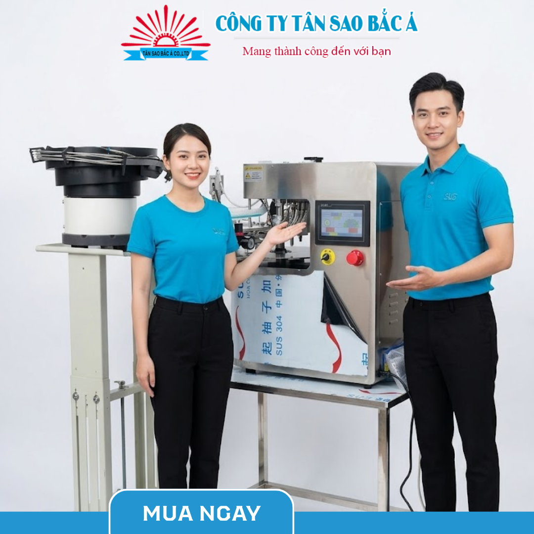 Máy Chiết Nước Giặt 1 Vòi Mâm Xoay Tự Động