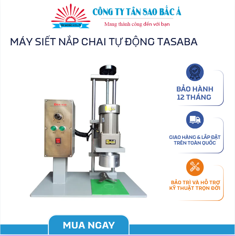 máy siết nắp chai serum
