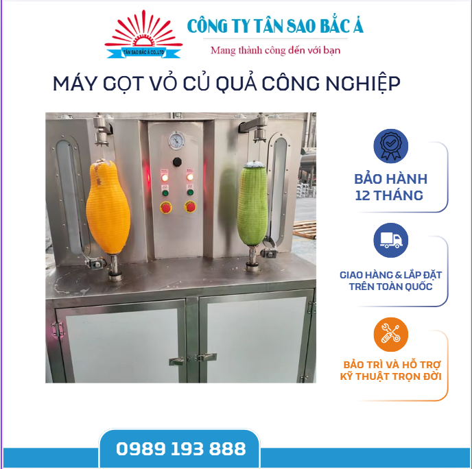 MÁY GỌT VỎ CỦ QUẢ CÔNG NGHIỆP 