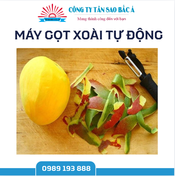 máy gọt xoài tự động