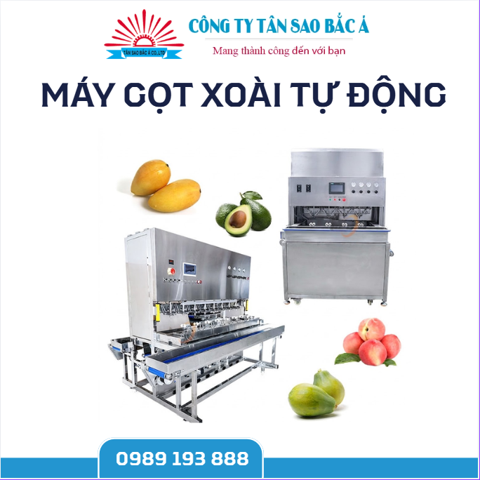 máy gọt xoài tự động