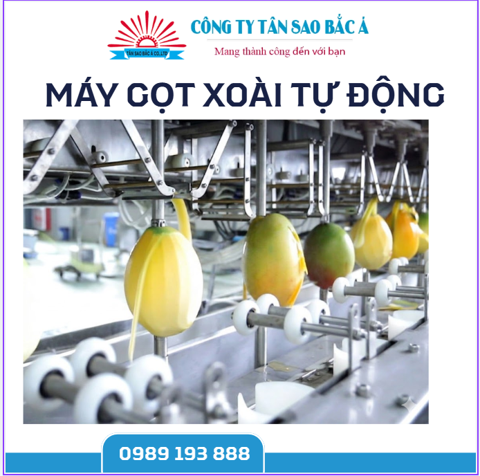 máy gọt xoài tự động