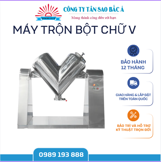 máy trộn bột chữ v