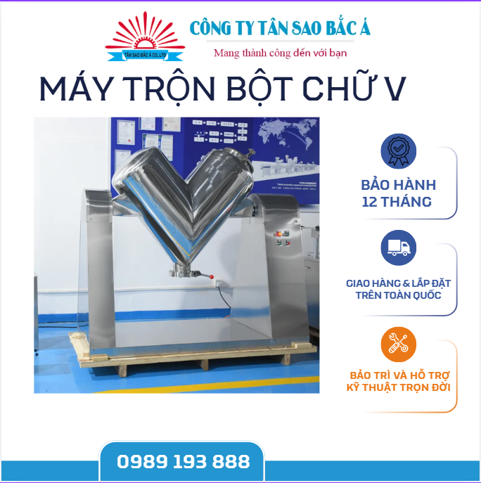 máy trộn bột chữ v
