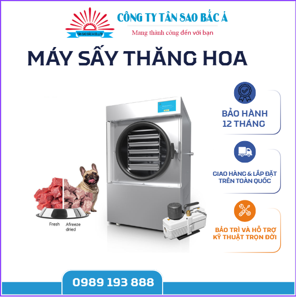 máy sấy thăng hoa tự động