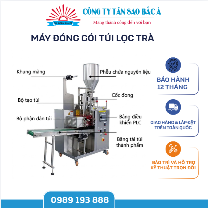 máy đóng gói túi lọc trà