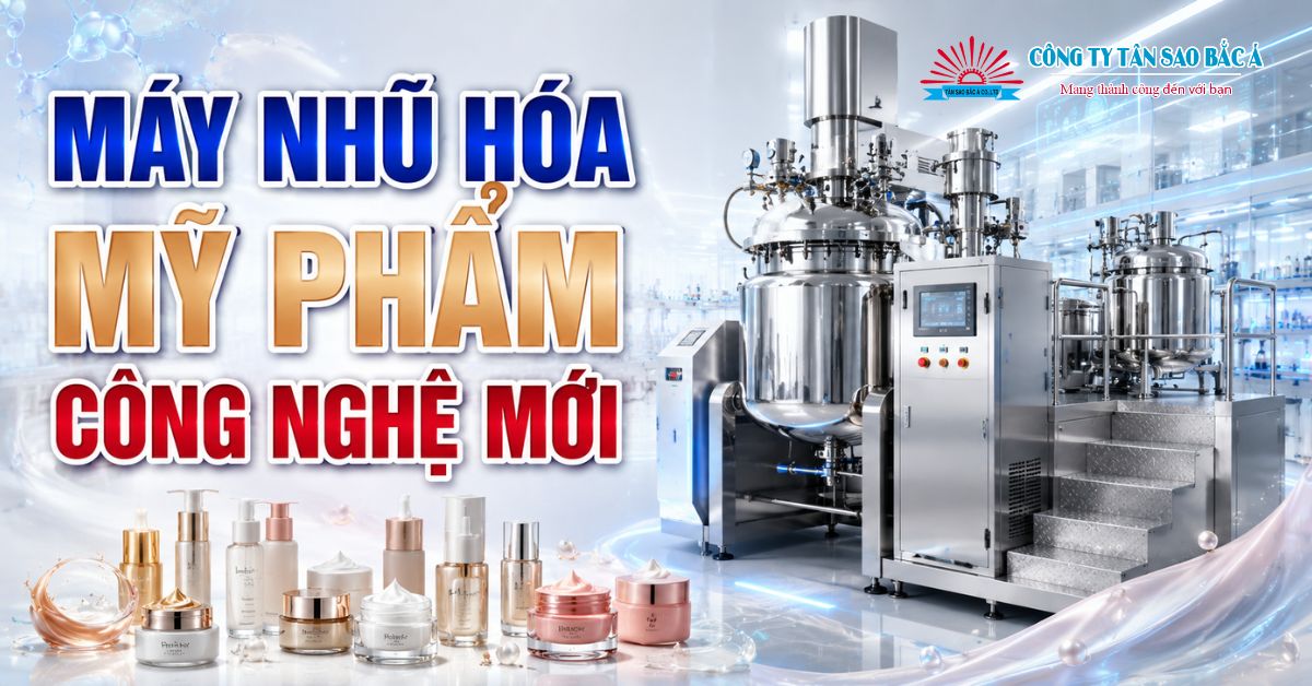 Máy nhũ hóa mỹ phẩm công nghệ mới