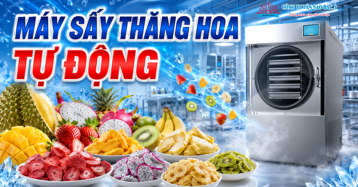 máy sấy thăng hoa tự động