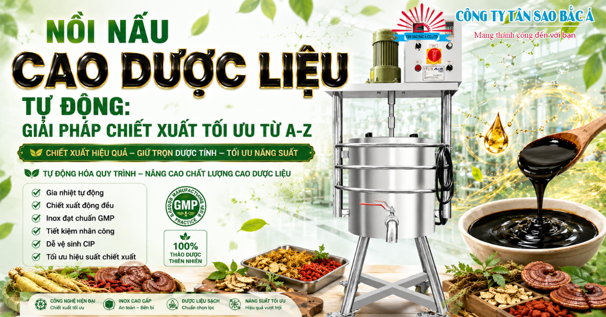 Nồi Nấu Cao Dược Liệu Tự Động