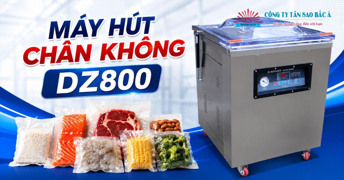 MÁY HÚT CHÂN KHÔNG 1 BUỒNG DZ800 MÁY HÚT CHÂN KHÔNG 1 BUỒNG DZ800